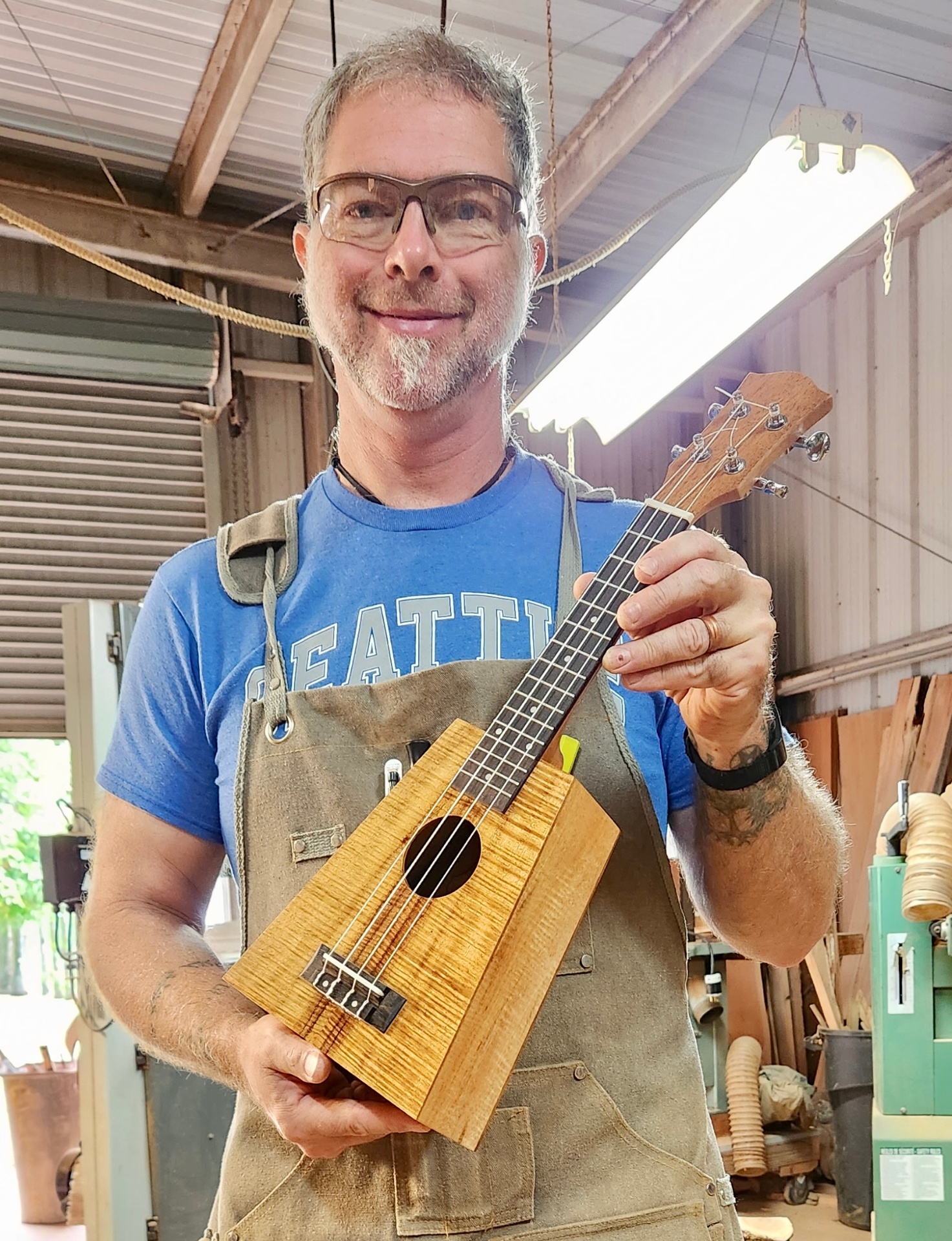 Handcrafted soprano ukulele